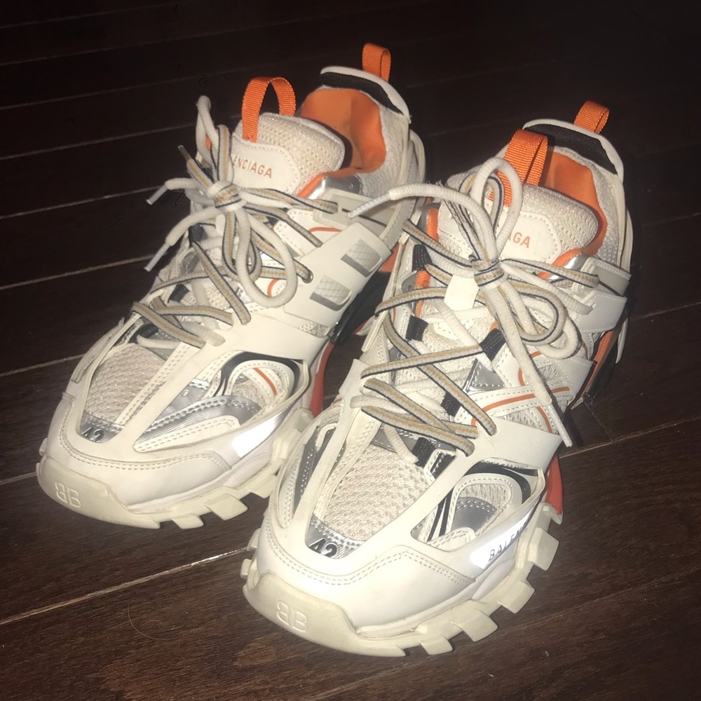 Balenciaga Track Size 42 White/Orange